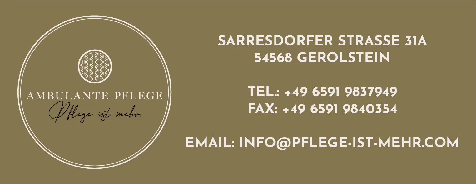 Ambulante Pflege – Pflege ist mehr, Sarresdorfer Straße 31a, 54568 Gerolstein.