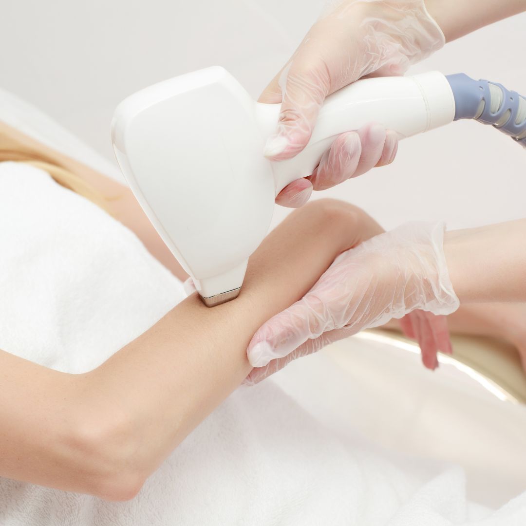 ICE-Diodenlaser Behandlung am Arm